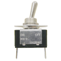 SWITCH TOGGLE 20AMP @ 12V2 POSITION OFF ON SPST 2 BLADE TERMINALS