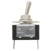 SWITCH TOGGLE 20AMP @ 12V2 POSITION OFF ON SPST 2 BLADE TERMINALS