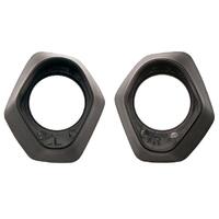 ESCUTCHEONS INTERIOR ARMREST VK VL BLACK PAIR