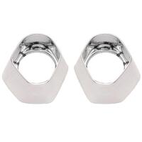 ESCUTCHEONS INTERIOR ARMREST VK VL CHROME PAIR