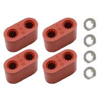 Exhaust Muffler Rubber Hanger Kit VP VR VS VT VU VX VY VZ (Suits V6) Set Of 4