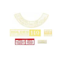 ENGINE DECAL KIT HOLDEN HD 149