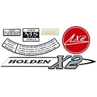'X2' ENGINE DECAL KIT HD