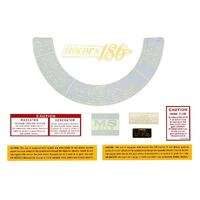 ENGINE BAY DECAL KIT HK HT HG 186