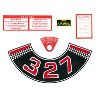 ENGINE BAY DECAL KIT + DIFF TAB '327' HK NLA AFTER EXISTING STOCK