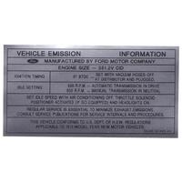 DECAL EXHAUST EMISSION 71-76 CLEVELAND X