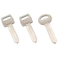 KEY BLANK SET 'FORD' (2 SQUARE 1 OVAL) XR XT XW XY XA XB XC XD XE XF