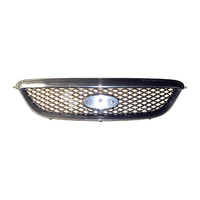 GRILLE EXCLUDING BADGE BA BF FORD FALCON 10/2002 to 08/2006 XT TYPE WITH BLACK FRAME