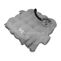 RADIATOR OVERFLOW EXPANSION BOTTLE RESERVOIR AU 09/1998 TO 09/2002 6 AND 8 CYL WITH OR WITHOUT SENSOR