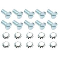 LOWER TAILGATE HINGE BOLT KIT '48-EK UTE