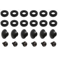 REAR QUARTER GLASS DOME NUT & SEAL SET LX UC