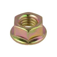 FLANGED NUT M6 X 1.0P DIN 6923 CLASS 8 TENSILE STRENGTH ZINC YELLOW SUITS VK VL VN VP VR VS AIRBOX MOUNT