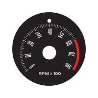 DECAL TACHO 8000 RPM