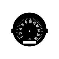 DECAL SPEEDO XW XY CONVERSION 120 MPH TO 200 KPH
