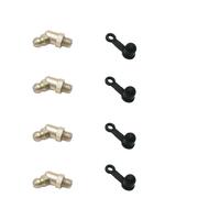GREASE NIPPLE KIT INC 1/4' UNF 45DEG NIP