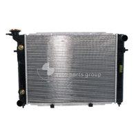 Radiator V8 AUTO OR MANUAL VN VP VR VS VG VQ HAS FITTINGS FOR RUBBER TRANS LINES TO CLAMP TO