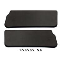 SUNVISOR INTERIOR PAIR HQ HJ HX HZ LH LX UC WHEN USED WITH BLACK RIBBED HEADLINING