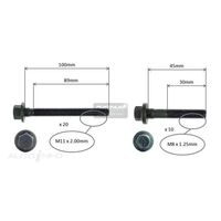 HEADBOLT SET SUITS LS1 WITH 20 100MM & 10 X 45MM BOLTS FROM ENG NO VF1155002 LATE VU VX VY VZ VE VF WH WK WL L76 L77 L98