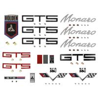 Badge Kit HG Holden Monaro GTS 350