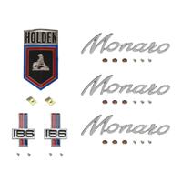 Badge Kit HG Holden Monaro 186