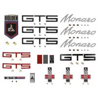 Badge Kit HG Holden Monaro GTS 186S