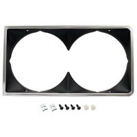 HEADLIGHT RIM TWIN HZ GTS / SANDMAN HX LE (BLACK)
