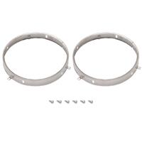 HEADLIGHT RETAINING RIM KIT HJ-HZ LJ LX 7' (PAIR)