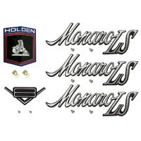 Badge Kit HQ Holden Monaro LS 253 308 35