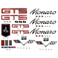 Badge Kit HT Holden Monaro GTS 308