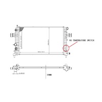 RADIATOR AH ASTRA 2006-2010 AUTOMATIC 	
1Row,16MM,1.8L,No Temperature Switch