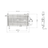 RA RODEO AIR CON CONDENSER 2006-08