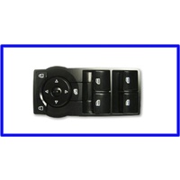 WINDOW SWITCH VE BLACK WITH RED ILLUMINATION