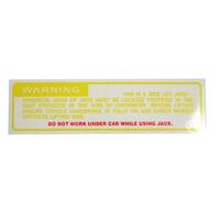 Jack Usage Warning Decal HQ