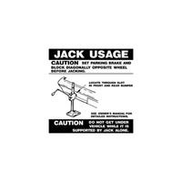Jack Usage Decal XC