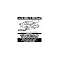 Jack Usage Decal XE