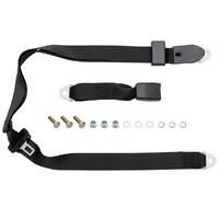 Seat Belt Black Lap Sash 275mm Webb Buckle Seat Belt Black Lap VB VC Wagon Rear Left Or Right
