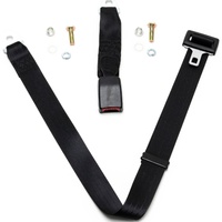 Seat Belt Lap Blk Non-Retractable 425mm Web Buckle