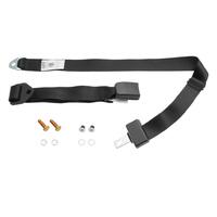 Seat Belt Black Lap Adjustable Webb