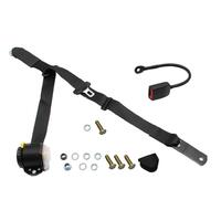 SEAT BELT BLACK INERTIA 240mm DROP LINK 385MM STALK SUIT XA XB XC HQ HJ HX COUPE