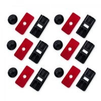 AUNGER Louvre Lock Kit of 6
