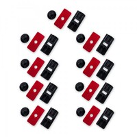 AUNGER Louvre Lock Kit of 9 (Plastic Lock set of 3)