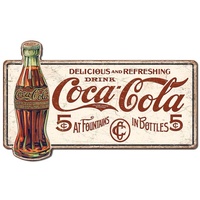 Sign-Large-Coke Delicious 5 cents Cut to Shape