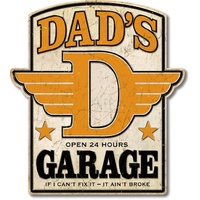 Sign-Large-Dads Garage Cut to Shape