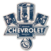 Sign-Large-Chevy Pistons Cut to Shape
