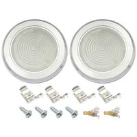 INTERIOR PILLAR LIGHT LENS & BASE KIT REAR HK HT HG COUPE & BROUGHAM