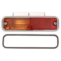 LAMP SIDE MARKER HQ ALL HJ HX HZ UTE VAN WAGON REAR QUARTER PANEL LENS AND BODY LEFT OR RIGHT