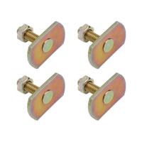 RETAINER PLATE & STUD TYPE 20 X 12MM 3MM THREAD 4PIECES SUITS FX FJ