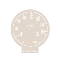 DECAL METRIC SPEEDO CONVERSION HD HR HOL