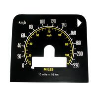 DECAL METRIC SPEEDO CONVERSION HQ GTS