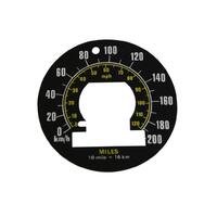 DECAL METRIC SPEEDO CONVERSION LC LJ GTR